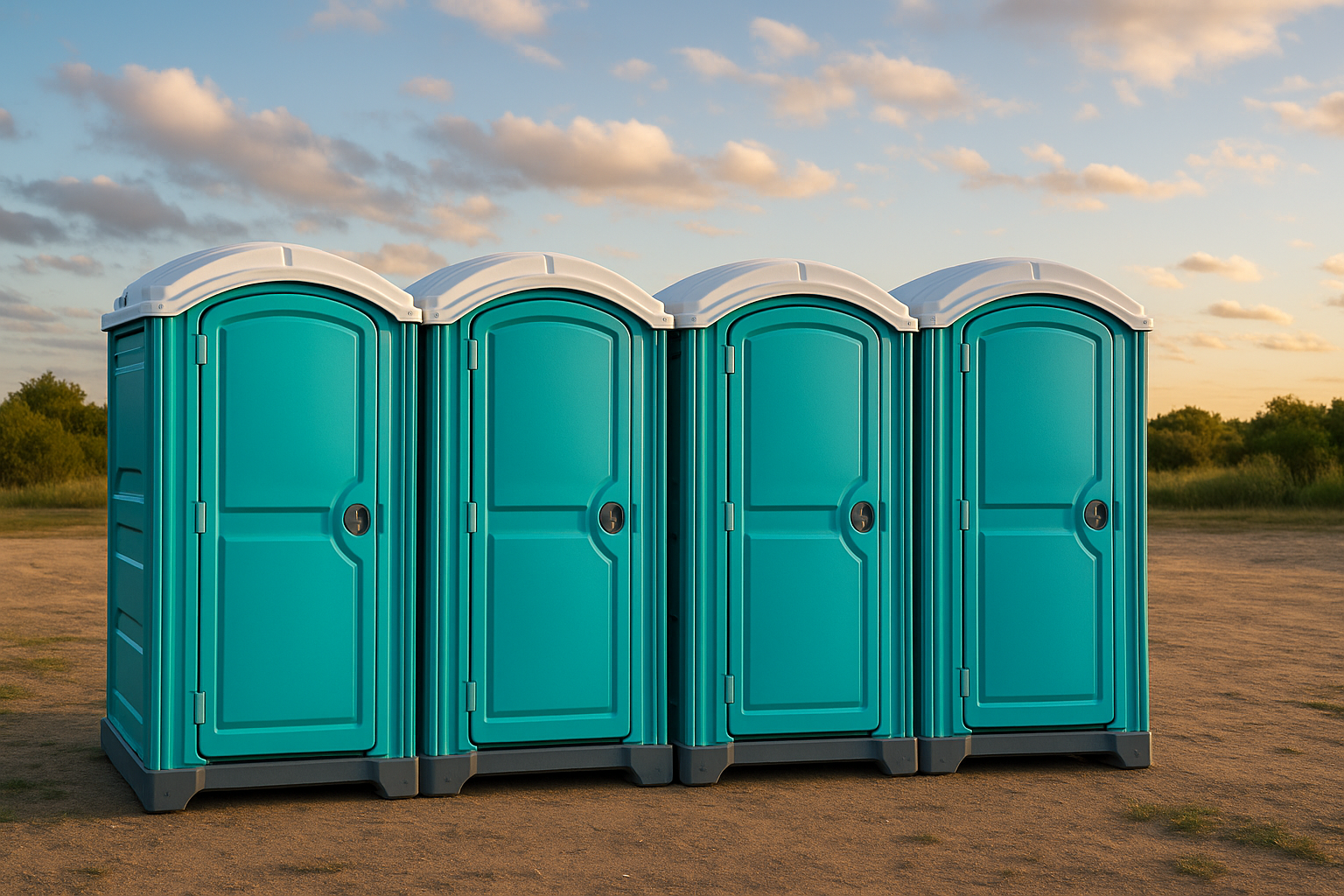 Clean, professional portable restrooms for events and construction sites - Rapid Rentals LLC