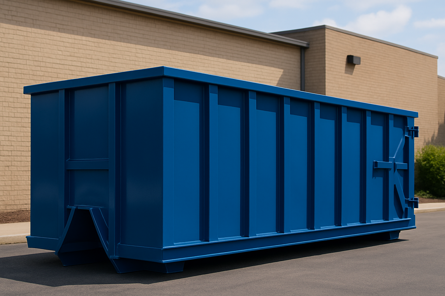 Professional roll-off dumpster rental for construction debris and waste disposal - Rapid Rentals LLC